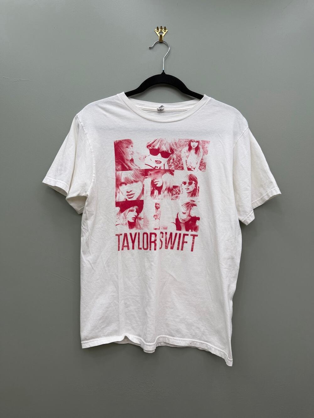 Taylor Swift Graphic Tee White Band Shirt Swiftie Medium